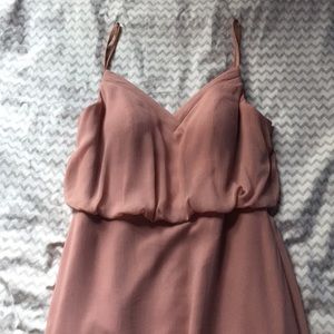 Azazie Rebecca in dusty rose